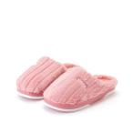  гонки женский Lace Ladiesbai цвет полоса мех Raver подошва тапочки ( красный )