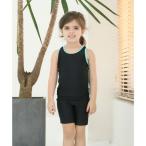 レースレディース Lace Ladies 女児  セパレート スクール水着 ガールズ 女子 無地 シンプル ノースリーブ【返品不可商品】 （ブルー）