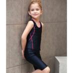 レースレディース Lace Ladies 女児  セパレート スクール水着 ガールズ 女子 無地 シンプル ノースリーブ【返品不可商品】 （チェリーピ
