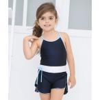 レースレディース Lace Ladies 女児セパレート スクール水着 ガールズ【返品不可商品】 （ブルー）