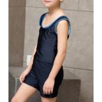 レースレディース Lace Ladies 女児セパレート スクール水着 ガールズ【返品不可商品】 （ブルー）