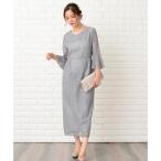  гонки женский Lace Ladies flair 7 минут рукав общий гонки формальный длинный One-piece * платье (A серый )