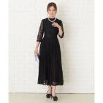  гонки женский Lace Ladies. минут рукав общий гонки One-piece платье ( черный )