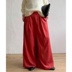 エルビーシー LBC タックワイドガウチョパンツ （オレンジ）