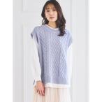 ru Dick park Ludic Park [SET] кабель плетеный вязаный лучший × рубашка ( sax )