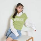 ショッピングlovetoxic ラブトキシック Lovetoxic レイヤードニット （L・グリーン）