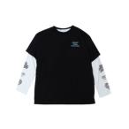 ショッピングlovetoxic ラブトキシック Lovetoxic 【LTXC/速乾】ルーズTシャツレイヤードセット （クロ）