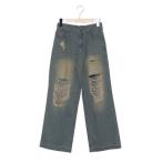 ショッピングlovetoxic ラブトキシック Lovetoxic 【LTXC】ダメージデニムワイドパンツ （ブルー）