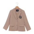 ラブトキシック Lovetoxic エンブレム付テーラードジャケット （ベージュ）