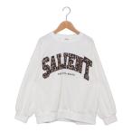 ショッピングlovetoxic ラブトキシック Lovetoxic 【LTXC】柄ロゴアップリケルーズスウェット （オフホワイト）