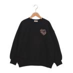 ショッピングlovetoxic ラブトキシック Lovetoxic 裏起毛アニマルルーズスウェット （クロ）