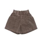 ショッピングlovetoxic ラブトキシック Lovetoxic こなれ見えコーデュロイショートパンツ （チャ）