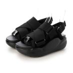 エルビーエヴァンズ L.B.Evans Julia 厚底サンダル (Black)