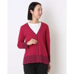ショッピングルビー ルンビニ るんびに Bエノーラ V衿カーディガン長袖 （ルビー）