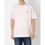 ラコステ LACOSTE CLASSIC FIT COTTON JERSEY 半袖Tシャツ （ライトピンク）