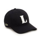 ラコステ LACOSTE 3D刺繍 ベースボールキャップ キャップ （ネイビーブルー）