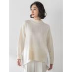 ショッピングハミルトン ラ エフ la.f… ハミルトンケーブル切り替えニット （オフホワイト）