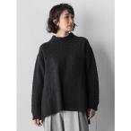 ショッピングハミルトン ラ エフ la.f… ハミルトンケーブル切り替えニット （チャコールグレー）