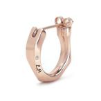 ショッピングLION ライオンハート LION HEART “for Gift”クロッシングピアス/フラグメントフープ/シルバー925 （ピンクゴールド）