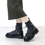 ショッピングニットブーツ ラブハンター LoveHunter レースアップ切り替えニットブーツ/1630 （ブラック）