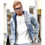 ラグスタイル LUXSTYLE 中綿ジャケット メンズ デニム ジャケット ブル