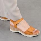 ショッピングウエッジソール マリラ Marila ラウンドトウウエッジソールサンダル （イエロー）