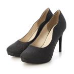 ショッピングミニー マフモフ Mafmof MiminyPiminy(ミミニーピミニー)10cmピンヒールシンプルストームパンプス （ブラック・ラメ）