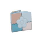 マリークワント MARY QUANT パッチワーク ウォレット （ライトグリーン）