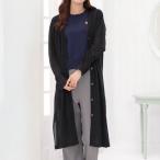 マリークワント MARY QUANT アイレットデイジーロング カーディガン （ブラック）