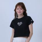 マリークワント MARY QUANT メタリックプリント Tシャツ （ブラック）