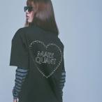 マリークワント MARY QUANT バックハート Tシャツ （ブラック）