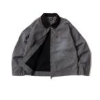 襟コーデュロイ デニム/ダック スウィングトップ ライトブルゾン ワークジャケット メンズ レディース アウター