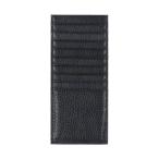  сиреневый mauve кожа футляр для карточек тонкий Flat 18 карман футляр для визитных карточек карта держатель мужской женский ( темно-синий )