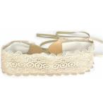 メゾンドラティール maison de LATIR レースデザインが上品なサッシュベルト（ベージュ）