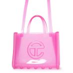メリッサ melissa MELISSA MEDIUM JELLY SHOPPER BAG + TELFAR (CLEAR PINK)