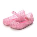 メリッサ melissa MINI MELISSA CAMPANA ZIG ZAG VI BB (PINK/GLITTER SILVER)
