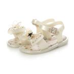 メリッサ melissa MINI MELISSA MAR SANDAL STAR II BB （WHITE METALLIC）