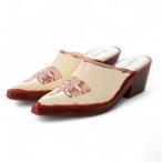 メリッサ melissa MELISSA TEXAS MULE AD (RED/BEIGE)