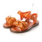 メリッサ melissa MELISSA MAR SANDAL TIE + VIKTOR AND ROLF AD (BROWN/ORANGE)