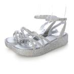 メリッサ melissa MELISSA RACHEL AD (HOLOGRAPHIC GLITTER/GREY)