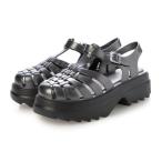 メリッサ melissa MELISSA POSSESSION PLATFORM II AD (BLACK/SILVER)