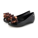 メリッサ melissa MELISSA ULTRAGIRL CLASSIC BOW AD (BLACK/TORTOISESHELL)
