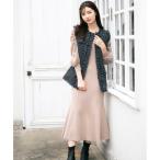 ミッシュマッシュ MISCH MASCH シアースリーブマーメイドワンピース/MM337402 （BEIGE）