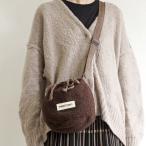 ショッピングMINNETONKA ミネトンカ MINNETONKA ミニ巾着バッグ purse-boa-br （BROWN）