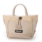 ミネトンカ MINNETONKA MT SUEDE BOA TOTE BAG(スエードボアトートバッグ) (アイボリー)