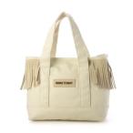 ショッピングMINNETONKA ミネトンカ MINNETONKA サイドフリンジトートバッグ fringe-s-toto-ivo （IVORY）