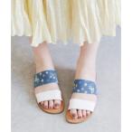 ショッピングMINNETONKA ミネトンカ MINNETONKA MINNETONKA（ミネトンカ）/ フラットサンダル【FRANKY】 （インディゴ）