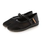 ミネトンカ MINNETONKA メッシュフラットシューズ 25m01-bl (BLACK)