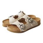 ショッピングMINNETONKA ミネトンカ MINNETONKA ダブルベルトサンダル geor-tan-herrin （TAN HERRINGBONE）