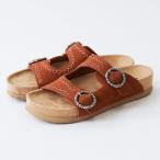 ショッピングMINNETONKA ミネトンカ MINNETONKA スエードベルトサンダル geor-cl-br （BROWN）